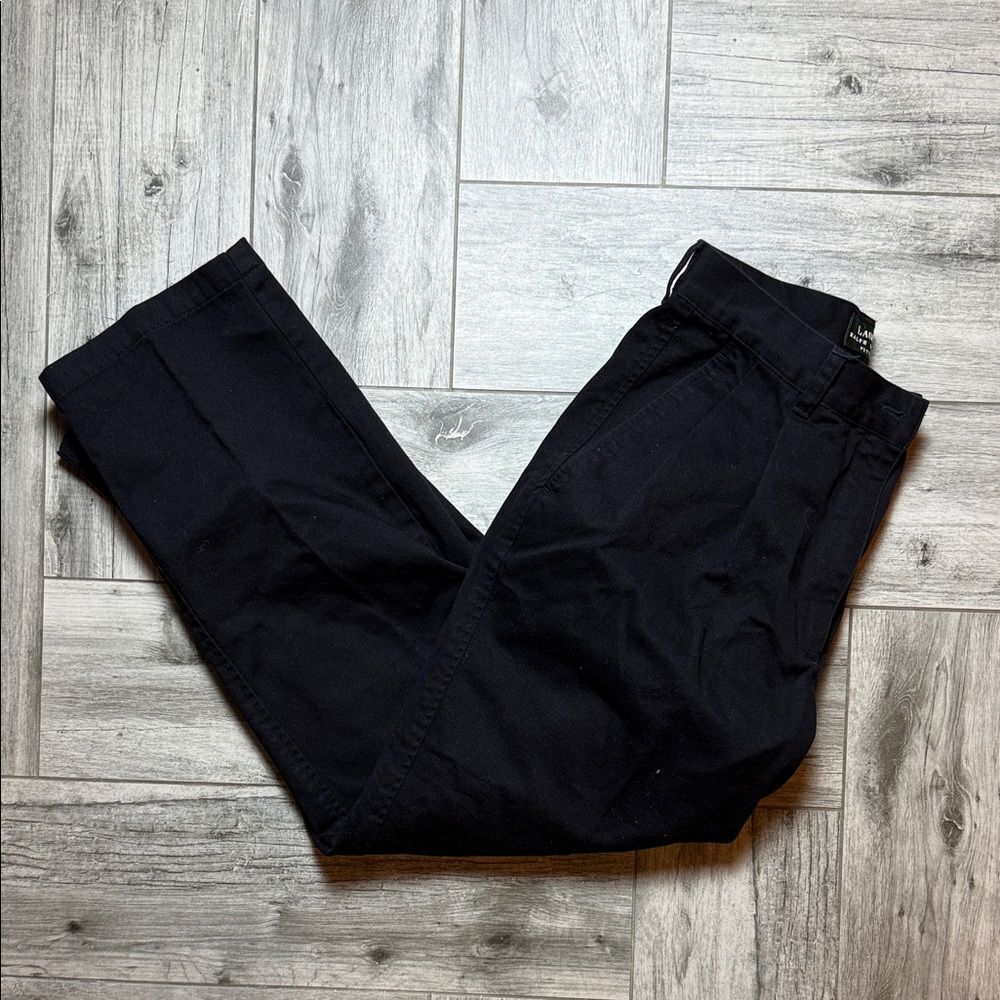 Ralph Lauren Ladies Black Chinos Size 8P